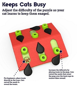 Nina Ottosson Cat Melon Madness Puzzle & Play - gra edukacyjna dla kotów