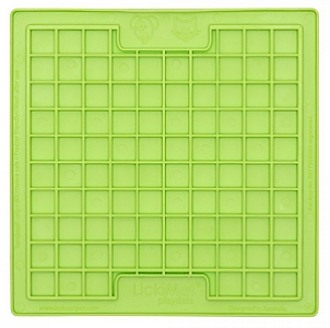 LickiMat Playdate Kwadrat miękki zielony