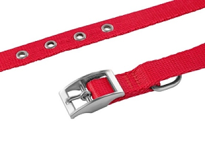 CHABA Obroża Gładka Lux 1,6x46cm czerwona