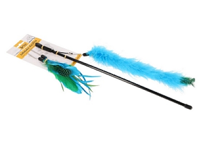 Dingo Zabawka dla kota - Wędka Charming z trzema wymiennymi zabawkami