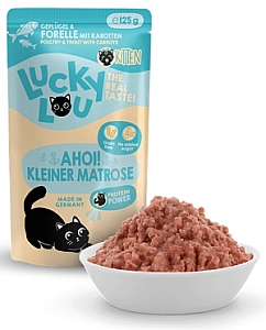 Lucky Lou Lifestage Kitten Drób i pstrąg saszetka 125g