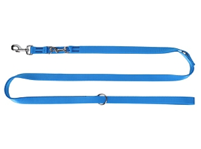 Dingo Smycz taśma przedłużana 2,5cm/200-400cm niebieska