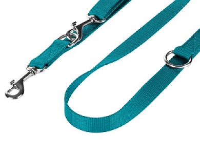 CHABA Smycz taśma regulowana gładka 30mm/260cm morska