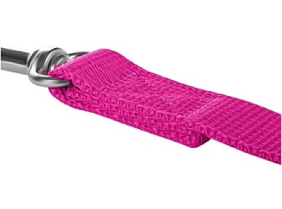 CHABA Smycz taśma gładka 10mm/130cm fuksja