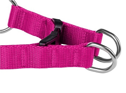 CHABA Szelki regulowane gładkie 1-40cm fuksja