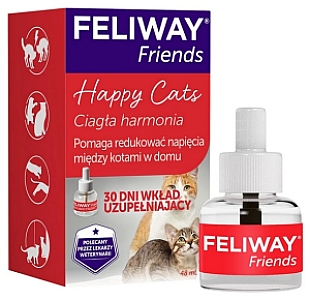 Feliway Friends - kocie feromony Wkład uzupełniający 48ml (30 dni)