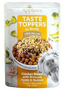 Applaws Taste Toppers Saszetka dla psa - kurczak, brokuł, jabłko i ryż w sosie 85g