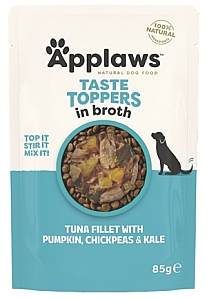 Applaws Taste Toppers Saszetka dla psa - tuńczyk, dynia i ciecierzyca w sosie 85g