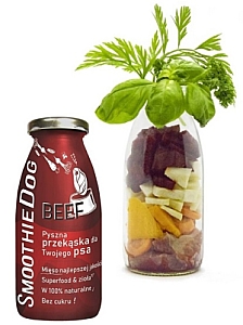 SmoothieDog Płynna przekąska - wołowina 250ml