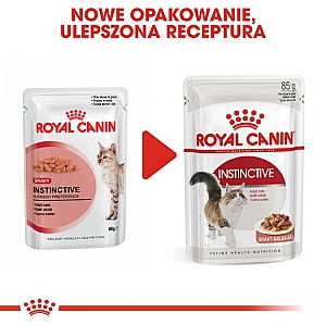 Royal Canin Instinctive w sosie karma mokra dla kotów dorosłych, wybrednych saszetka 85g