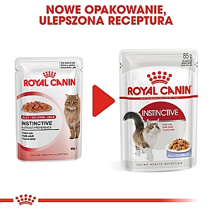Royal Canin Instinctive w galaretce karma mokra dla kotów dorosłych, wybrednych saszetka 85g