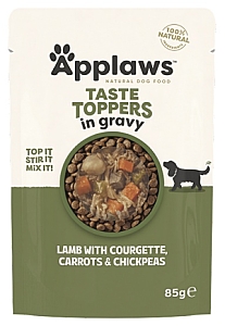 Applaws Taste Toppers Saszetka dla psa - jagnięcina, cukinia i marchew w sosie 85g