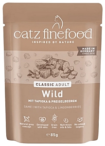 Catz Finefood Classic N.09 Dziczyzna saszetka 85g