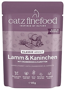 Catz Finefood Classic N.11 Jagnięcina i Królik saszetka 85g