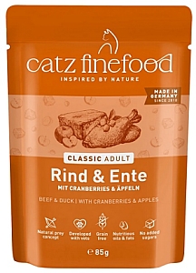Catz Finefood Classic N.23 Wołowina i Kaczka saszetka 85g