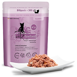 Catz Finefood Classic N.11 Jagnięcina i Królik saszetka 300g