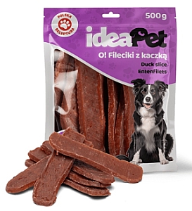IdeaPet Fileciki z kaczką 500g