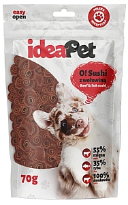 IdeaPet O! Sushi z wołowiną 70g