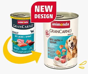 Animonda GranCarno Original Adult Lachs Spinat Łosoś + Szpinak puszka 400g