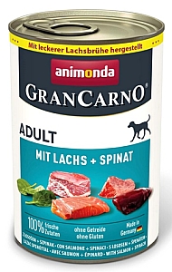 Animonda GranCarno Original Adult Lachs Spinat Łosoś + Szpinak puszka 400g