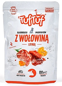 TUF TUF Wołowina z dynią dla psa saszetka 100g