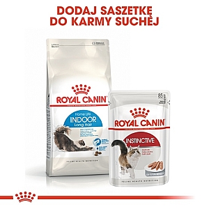Royal Canin Indoor Long Hair karma sucha dla kotów dorosłych, długowłose, przebywających wyłącznie w domu 400g