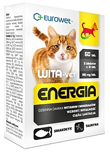 Wita-Vet Kot Energia Junior + Adult 60tabl