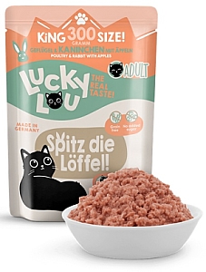 Lucky Lou Lifestage Adult Drób i królik saszetka 300g