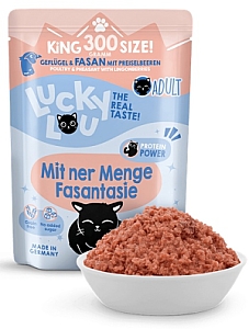 Lucky Lou Lifestage Adult Drób i bażant saszetka 300g