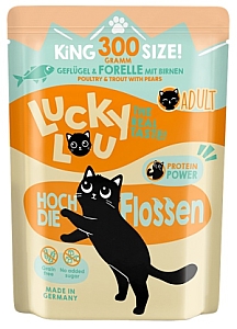 Lucky Lou Lifestage Adult Drób i pstrąg saszetka 300g