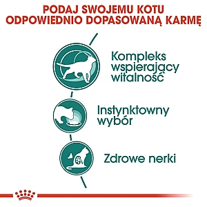 Royal Canin Instinctive +7 w sosie karma mokra dla kotów starszych, wybrednych saszetka 85g