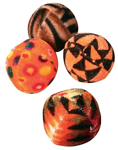 Zolux Piłki kolorowe dla kota - zestaw 4szt. [480418]