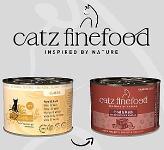 Catz Finefood Classic N.07 Wołowina i cielęcina puszka 200g