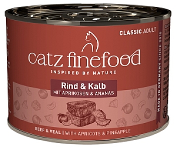 Catz Finefood Classic N.07 Wołowina i cielęcina puszka 200g