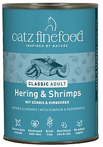 Catz Finefood Classic N.13 Śledź i Krewetki puszka 400g