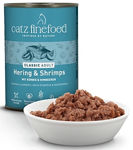 Catz Finefood Classic N.13 Śledź i Krewetki puszka 400g