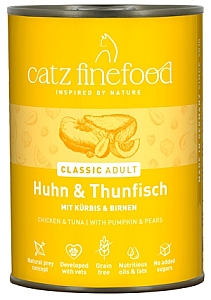 Catz Finefood Classic N.25 Kurczak i Tuńczyk puszka 400g