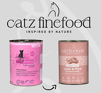 Catz Finefood Classic N.19 Jagnięcina i Konina puszka 400g