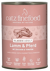 Catz Finefood Classic N.19 Jagnięcina i Konina puszka 400g