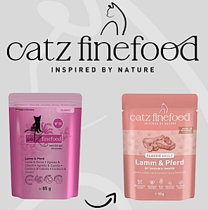 Catz Finefood Classic N.19 Jagnięcina i Konina saszetka 85g