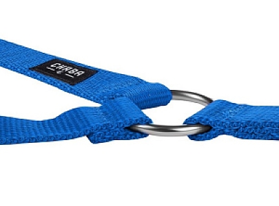 CHABA Szelki taśma regulowane nr 1 - obwód 40cm niebieskie