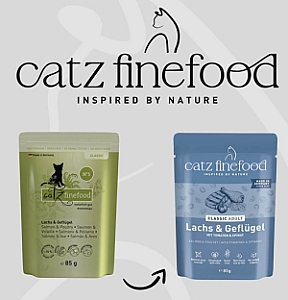 Catz Finefood Classic N.05 Łosoś i drób saszetka 85g