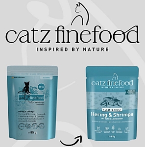 Catz Finefood Classic N.13 Śledź i Krewetki saszetka 85g