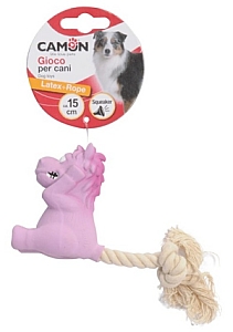 Camon Lateksowa zabawka z liną 15cm