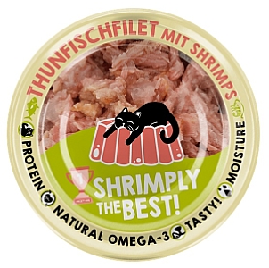 Lucky Lou Extrafood Tuńczyk i krewetki w galaretce puszka 70g