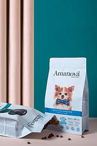 Amanova Dog Adult Mini Exigent Iberian Pork - wieprzowina 7kg