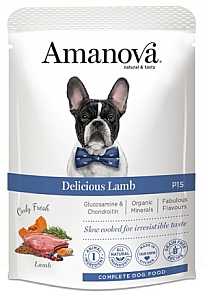 Amanova Dog Adult Delicious Lamb - jagnięcina saszetka 300g [P15]