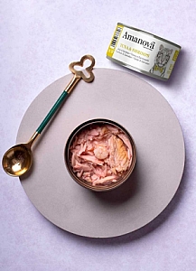 Amanova Cat Tuna & Shrimps - tuńczyk i krewetki w bulionie puszka 70g [12]