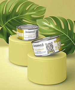 Amanova Cat Tuna & Shrimps - tuńczyk i krewetki w bulionie puszka 70g [12]