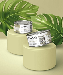 Amanova Cat Tuna & Sardines - tuńczyk i sardynki w galaretce puszka 70g [14]